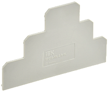 Заглушка для CTS-ML 3 ур. 2,5мм2 серая IEK | код YCT13-00-3-K03-002-ZGL | IEK