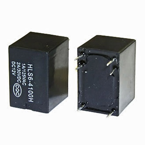 Электромагнитное реле RUICHI 4100H 12VDC (842) 2A, SPDT | код 59097 | Ruichi