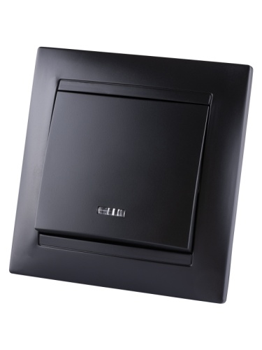 Выключатель 1 кл. с подсветкой 10А графит Лама TDM | код SQ1815-0604 | TDM Выключатель 1 кл. с подсветкой 10А графит Лама TDM | код SQ1815-0604 | TDM