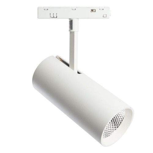 Светильник светодиодный трековый магнитный на шинопровод ДПО-20w 4000К 1800Лм 48v белый | код 41947 | Feron