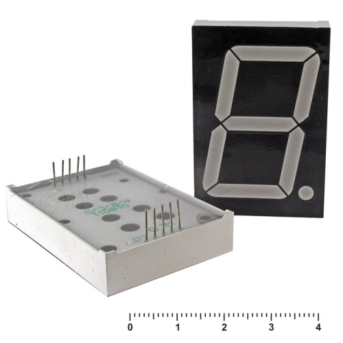 Цифровой индикатор RUICHI KEM-18102BR, красный | код 69176 | Ruichi