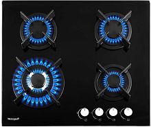 Газовая варочная поверхность Weissgauff HGG 640 BGV черный | код 2045704 | WEISSGAUFF