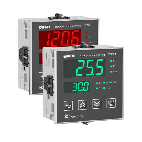 Измеритель-регулятор микропроцессорный 2ТРМ1-Н.У2.РР.RS | код 144780 | ОВЕН Измеритель-регулятор микропроцессорный 2ТРМ1-Н.У2.РР.RS | код 144780 | ОВЕН