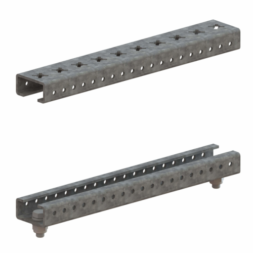 Комплект реек для установки главной шинной системы, 175мм | код 307617 | КЭАЗ