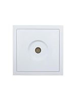 Розетка ТВ оконечная СП ZIMA IP20 бел. LEZARD 704-0288-130