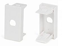 Вставка 45x22 5 (аналог Mosaic) для 1 симплексного ST/FC адаптера белая, Hyperline SIP2-1ST/FC-M45-22.5 | код 39047 | Hyperline