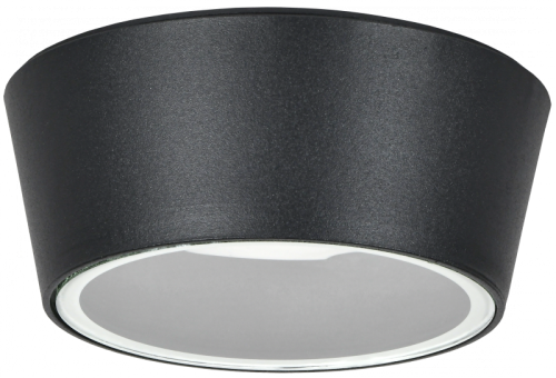 Светильник уличный 5104 потолочный GX53 IP65 черный IEK | код LT-UPU0-5104-GX53-1-K02 | IEK