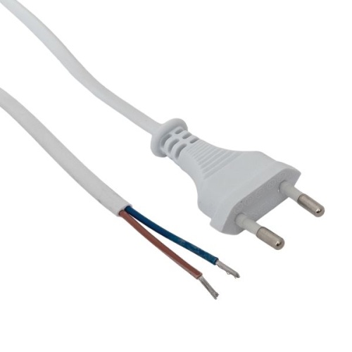 Шнур с опрессованной вилкой 2 м 2*0.75 мм2 EKF | код ASC-252 | EKF фото 3