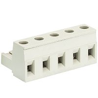 Розеточный разъем, угловой, на кабель, шаг 7,5 мм, 9 полюсов, номинальное сечение: 2,5 мм кв., винтовая фиксация провода, 690V, 12А, с маркировкой, цвет: серый, серия 8313 B | код 25.360.0953.0 | Wieland