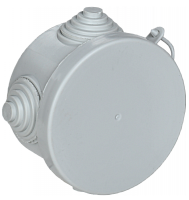 Коробка расп. КМ для о/п D=65х40мм IP54 4 вв (7035) GENERICA | код UKO21-065-040-000-K03-54 | GENERICA by IEK