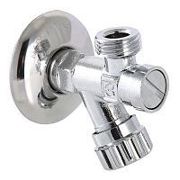 Вентиль для подключения с/т приборов 1/2"х3/8" | код. VT.281.GBC.0403 | VALTEC