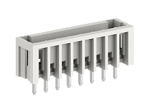 435209 Вилки на плату MCS вертик.,шаг 3.5мм, 9 конт., бел., шт | код 435209 | SUPU