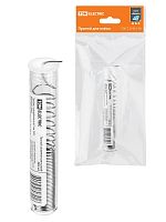 Припой ПОС 61, трубка с канифолью, ГОСТ 21931-76, ?1 мм, 10 г, колба, серия Алмаз TDM | код SQ1025-1602 | TDM