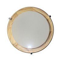 Светильник Полесье 300 НПБ 09-2х40-002 М95 белый корпус сосна держатель хром ИУ | код 1005205890 | Элетех