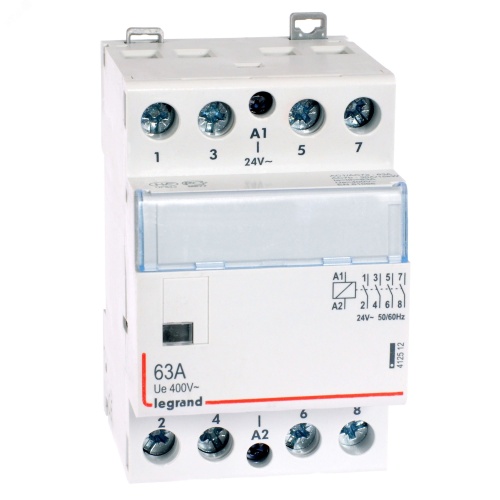 Контактор 24V 4НО 63А CX3 | код 412512 | Legrand