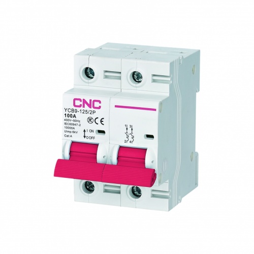 Автоматический выключатель YCB9-125 MA 63А 2P 10кА D | код A034312 | CNC Автоматический выключатель YCB9-125 MA 63А 2P 10кА D | код A034312 | CNC