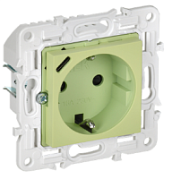 SKANDY Роз. с з/к/ш 16А с USB C 18Вт SK-R17M мятн. IEK | код SK-R14-16-U14-018-K06 | IEK