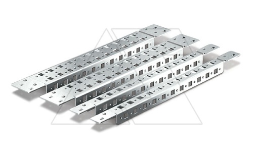 Рельс монтажный для секционных монтажных панелей EUPZ L=800мм, 1шт. | код WTPR-075080RS | ETA
