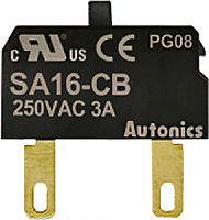Блок контактов SA16-CC, 1 переключающий 3A 250V AC для кнопок и переключателей с монтажным отверстием ?16мм | код A8026-A5550009779 | РЕЛЕ И АВТОМАТИКА