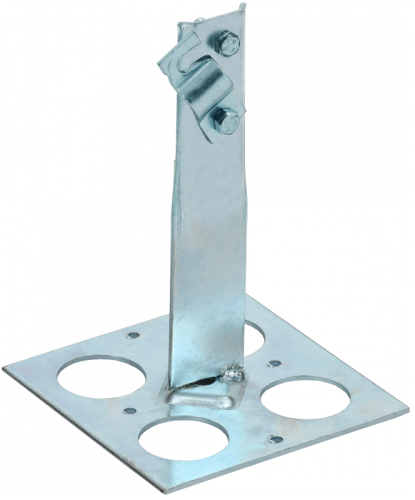 Дер. пр. кр. 6-10мм вин. пл. кр. h=90мм оц. сталь HDZ IEK | код ZDP85-14-1-16-90 | IEK