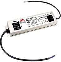 Источник питания AC-DC, 199.7Вт, IP67, вход 100…305В AC, 47…63Гц/142…431В DC, ККМ, выход 24...48В/4.16А, изоляция 3750В AC, в кожухе 244х71х37.5мм, -40…+85С (корпус), с проводом заземления | код ELG-200-48-3Y | MeanWell