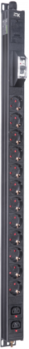 ITK BASE PDU PV1111 20U 1ф 16А 12SCHUKO 2C13 2,6м SCHUKO | код BS-PV12-12D-02C13-11 | ITK by IEK ITK BASE PDU PV1111 20U 1ф 16А 12SCHUKO 2C13 2,6м SCHUKO | код BS-PV12-12D-02C13-11 | ITK by IEK