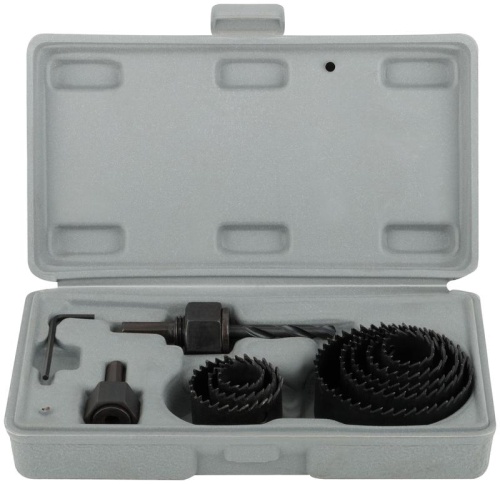 Пилы круговые набор 8 шт (19, 22, 28, 32, 38, 44, 51, 64 мм) в кейсе | код 36732М | FIT фото 2