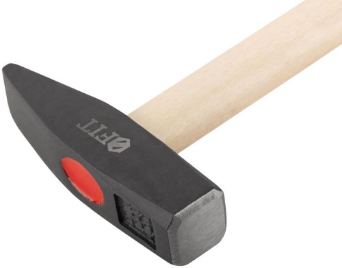 Молоток кованый, деревянная ручка 400 гр | код 44204 | FIT фото 5