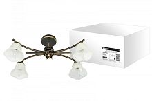 Люстра НСБ-26-01-4х40 «Вега» черный с золотом 4х40Вт E14 TDM | код SQ0370-0024 | TDM