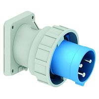 Розетка панельная наклонная 63A 3p 230V 6h IP67 | код 27007 | Bals