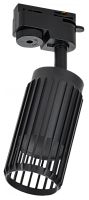 Светильник 4206 декор. трековый GU10 черный IEK | код LT-UPB0-4206-GU10-1-K02 | IEK