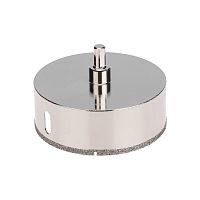 Коронка алмазная 100 мм по керамограниту с центровочным сверлом Kranz | код KR-92-0021 | KRANZ