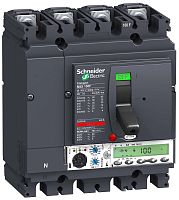 Автоматический выключатель 4П4Т MICR. 5.2A 100A NSX100N | код. LV429895 | Schneider Electric 