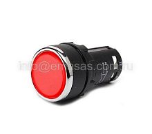 MB200DK Кнопка нажимная моноблочная красная 22 мм, IP 40, 1НЗ | код MB200DK | EMAS