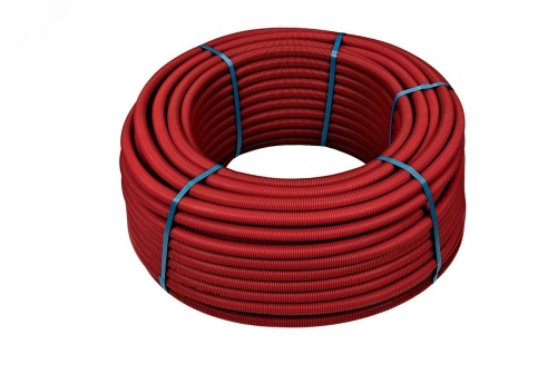 Кожух гофрированный 14-18 мм красная, бухта 100м | код 100-MR | Henco