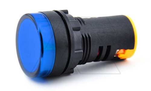 Светосигнальная арматура SK 24VAC/DC, 22мм, IP65, синяя | код SK22D24VBLUE | SEL