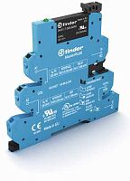 Интерфейсный модуль (сборка 34.81.7.012.9024 + 93.66.7.024), твердотельное реле, серия MasterPLUS, выход 6A (24В DC), питание 12В DC, категория защиты IP20, безвинтовые клеммы Push-in | код 396070129024 | FINDER