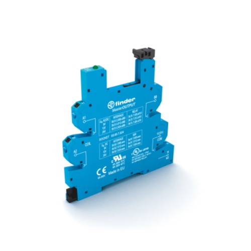 Розетка MasterOUTPUT с безвинтовыми клеммами Push-in для реле 34 серии, питание 125В АС/DC, в комплекте пластиковая клипса, опции: LED | код 93650125 | FINDER Розетка MasterOUTPUT с безвинтовыми клеммами Push-in для реле 34 серии, питание 125В АС/DC, в комплекте пластиковая клипса, опции: LED | код 93650125 | FINDER