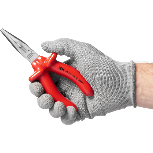 Тонкогубцы диэлектрические 160мм K2 1000В ARMA2L 3 | код. A2L3-LN20-K2-160 | IEK фото 2