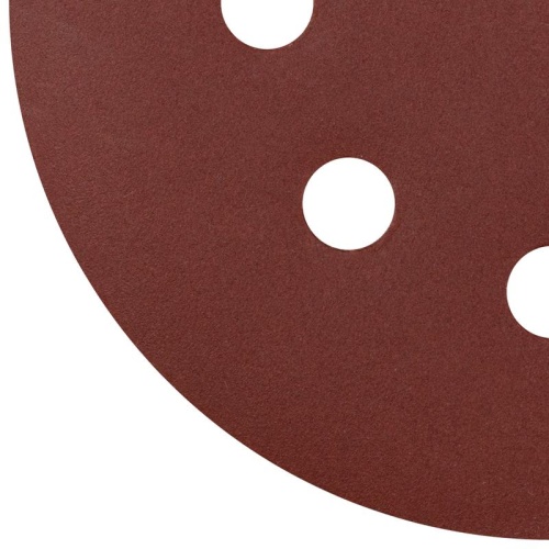 Круги шлифовальные с отверстиями (липучка), алюминий-оксидные, 125 мм, 5 шт Р 400 | код 39791 | FIT фото 6