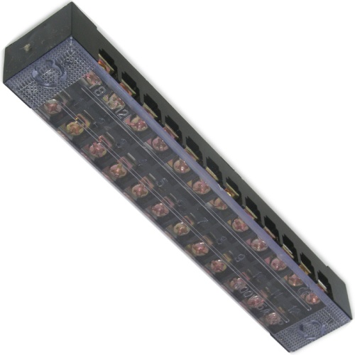 Клеммная колодка винтовая с крышкой RUICHI TB-1512, 24 контакта, М3, 15 А, 600 В, 14 AWG, 2 мм2, корпус пластик модифицированный | код 65275 | Ruichi Клеммная колодка винтовая с крышкой RUICHI TB-1512, 24 контакта, М3, 15 А, 600 В, 14 AWG, 2 мм2, корпус пластик модифицированный | код 65275 | Ruichi