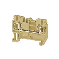 311 050, Пружинная клемма серии SRD 2,5 (Бежевый) | код 0.0.0.3.11050 | KLEMSAN