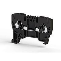 306 225, Клеммник пружинный 2,5мм.кв. (черный), YBK2,5 | код 0.0.0.3.06225 | KLEMSAN