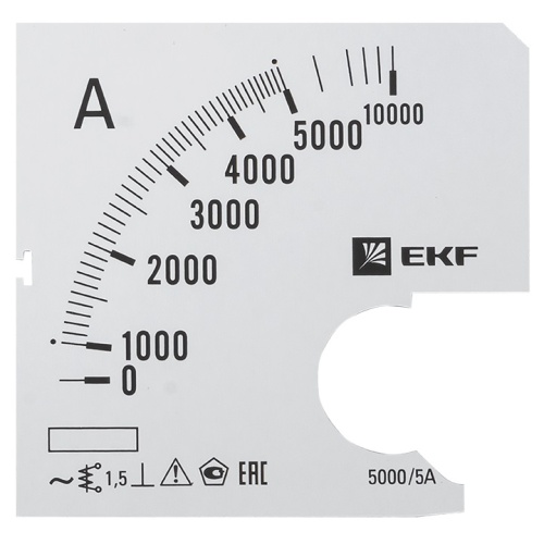 Шкала сменная для A961 5000/5А-1,5 PROxima | код s-a961-5000 | EKF