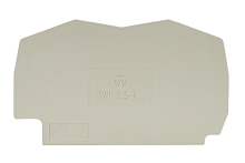 Крышка боковая, для клемм WKF 4 D1/2 цвет: синий | код 07.312.4853.6 | Wieland