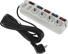 Сетевой фильтр Most ARG 5м (6 розеток) белый (пакет ПЭ) | код 359290 | MOST