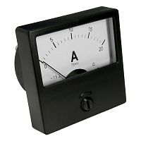 Амперметр RUICHI М42301 20А (Аналог), щитовой | код 67756 | Ruichi