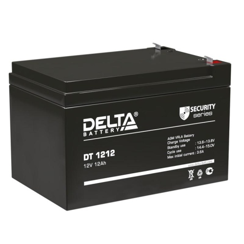 Аккумулятор 12В 12А.ч. Delta DT 1212