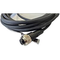 Кабель M12,5A,гнездовой,5000 мм,прямой,полиуретан,черный, свободный конец СЦМ120023-05A-2-05000 | код 185210650 | СТЭЗ