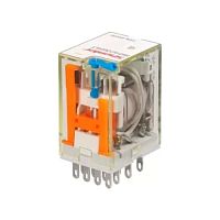 Реле RKF2CO220LTD1, 2CO, 12A(250VAC/30VDC), 220VDC, мех. индикация, тест-кнопка с блокировкой, диод +A1/-A2, LED | код RKF2CO220LTD1 | Shenler